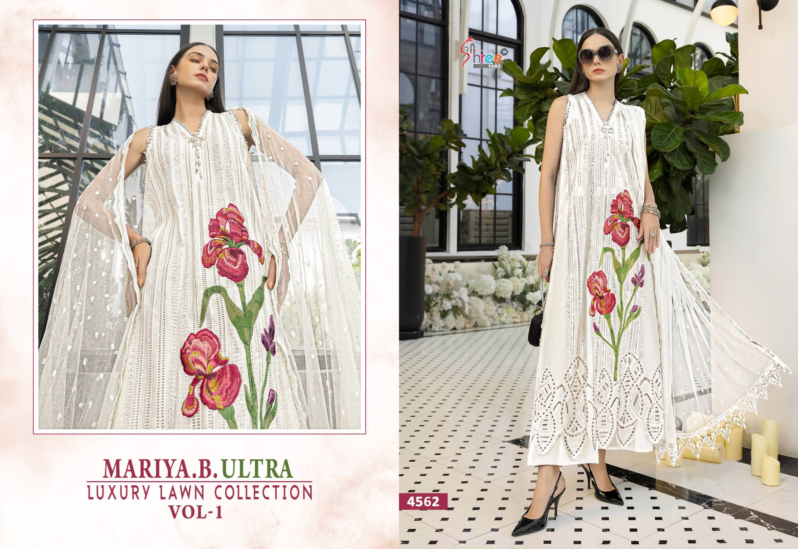 MARIA B LAWN COLLECTION VOL 01 By Shree fabs Beautiful Pakistani Suits Colorful Stylish Fancy Ethnic Wear Pure Cotton Dresses At Wholesale
